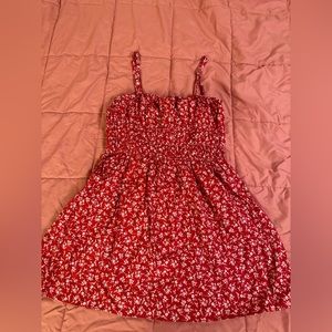 Red floral print Wild Fable sundress. Size medium. New without tags.